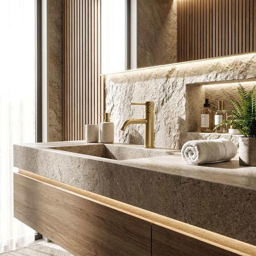 Bateria Rea B9843 złoto szczotkowane