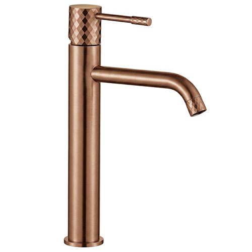 Bateria umywalkowa Rea Lungo Diamond miedź