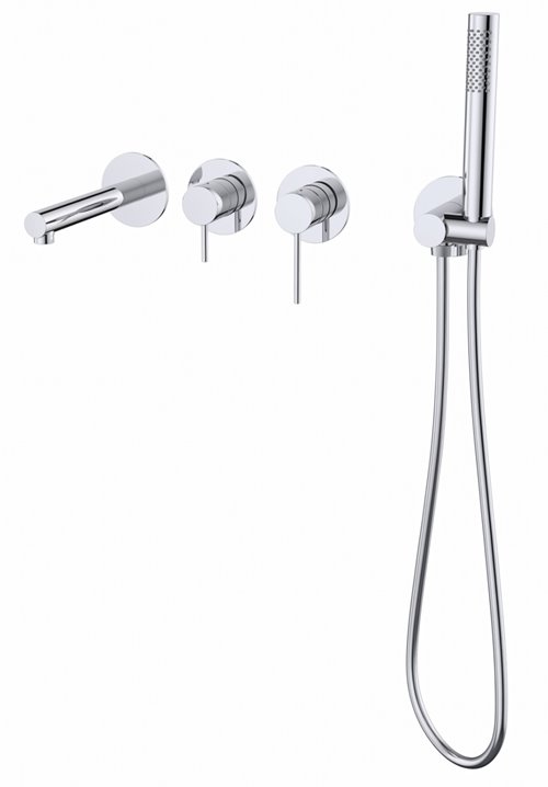 Bateria wannowa podtynkowa chrom CMB7554CH Lugo Corsan