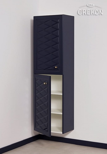 Słupek łazienkowy wiszący 155x45 granatowy mat Cobra Gante