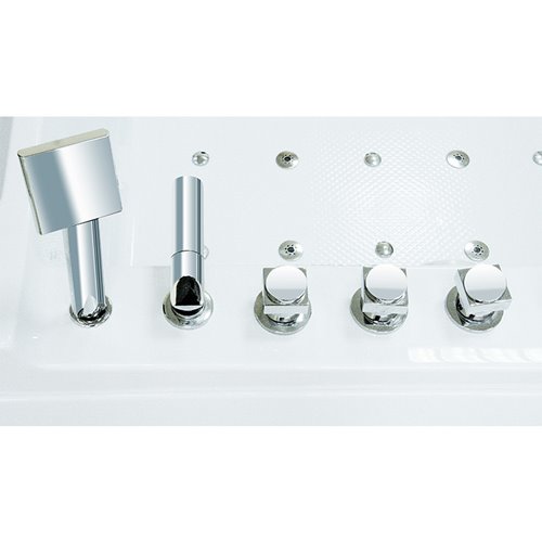 Wanna z hydromasażem i podgrzewaczem wody Fenix 606 180x120 cm P