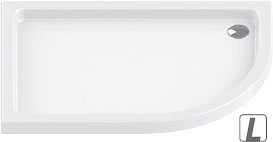 Brodzik asymetryczny 120x85 Maxima Ultra B-0238/L New Trendy