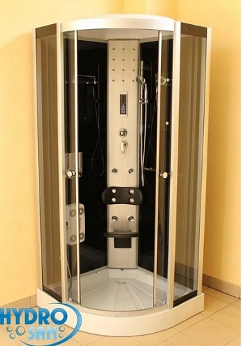 Kabina prysznicowa z hydromasażem niski brodzik 80x80 Sara