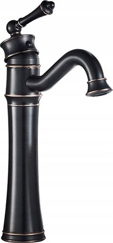 Bateria umywalkowa retro wysoka Vintage Old Black Rea
