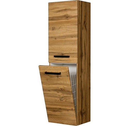 Szafka łazienkowa wisząca z koszem seria Fokus Loft Gante