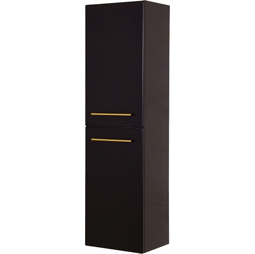 Słupek łazienkowy wiszący czarny mat 143x40 cm Belli Gold Gante