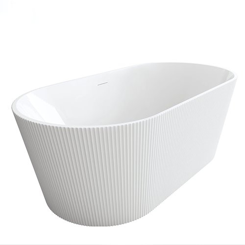 Wanna wolnostojąca ryflowana 170 cm Ofelia Rea