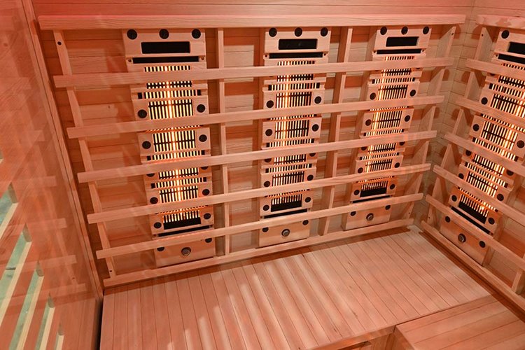 Sauna na podczerwień kamień solny + turmaliny 150X150X190CM MO-RL3CST Infrared Mazur