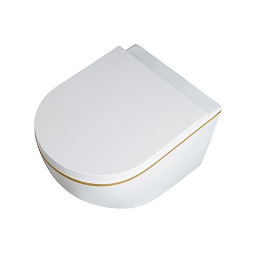 Zestaw podtynkowy kompletny stelaż + miska PEAK-WH-GL-RIM-02 + przycisk ST+H GOLD