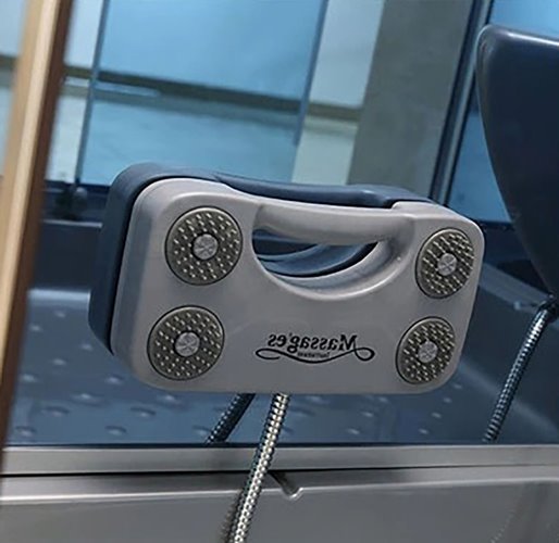 Asymetryczna kabina z hydromasażem 120x85 cm MO-02188 prawa