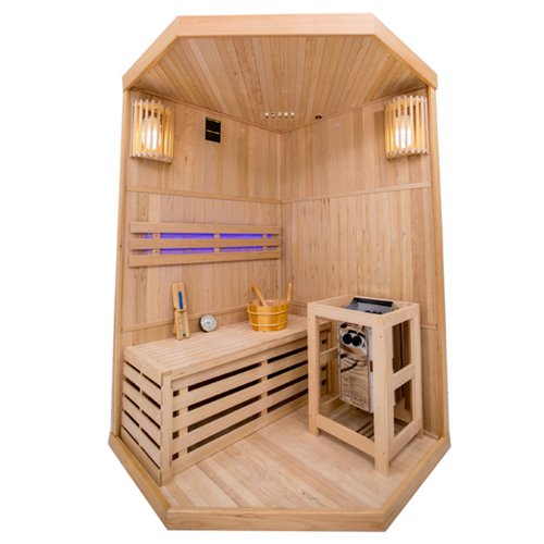 Sauna fińska 2 osobowa wysokotemperaturowa 3,5KW Harvia 120x120 cm Oslo2