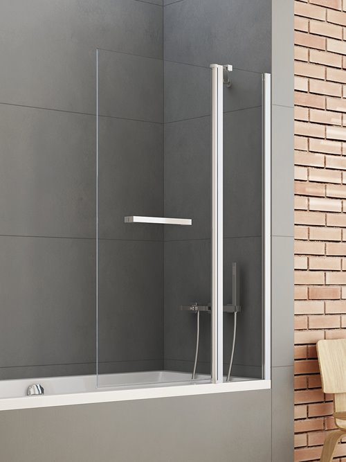 Parawan wannowy ruchomy 100x140 cm New Soleo P-0026