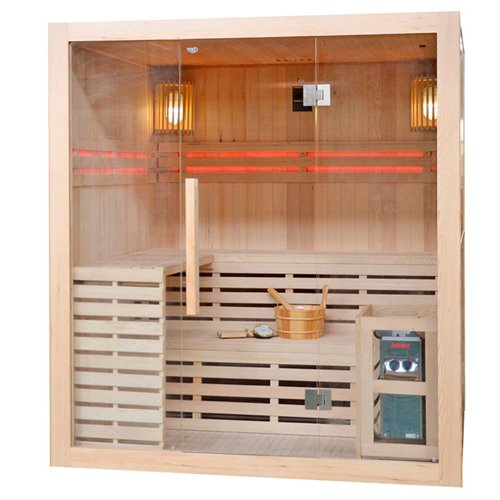Sauna fińska 6 osobowa wysokotemperaturowa 6KW Harvia 180x160 cm Oslo5