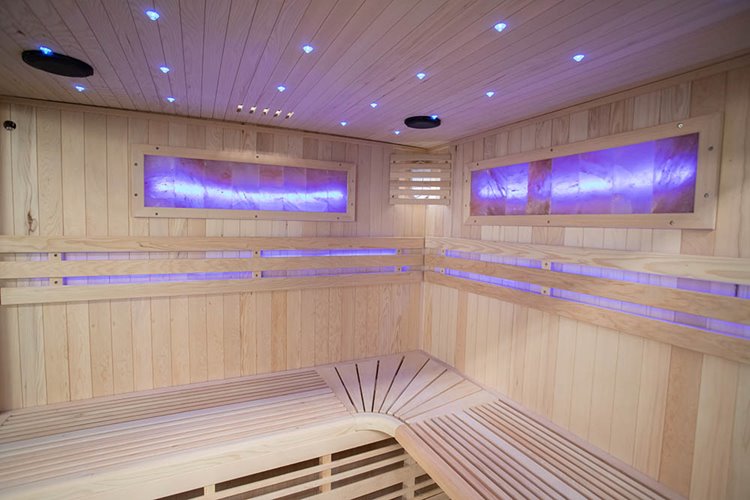 Sauna sucha fińska piec 6 KW Harvia BC60 + kamień solny 180X160X200CM MO-EA4-II Mazur