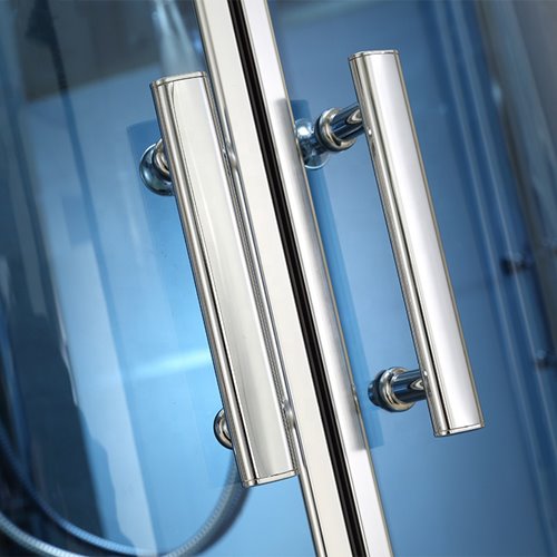 Kabina prysznicowa z hydromasażem i sauną parową zabudowana 100x100 MO-0210WS