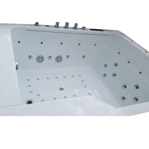 Wanna z hydromasażem prostokątna 170x130 cm Tugela-WH