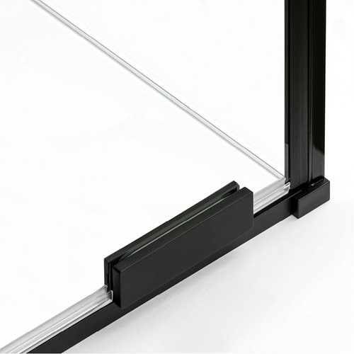 Smart Black New Trendy czarna kabina prysznicowa prostokątna 100x80 cm EXK-6639