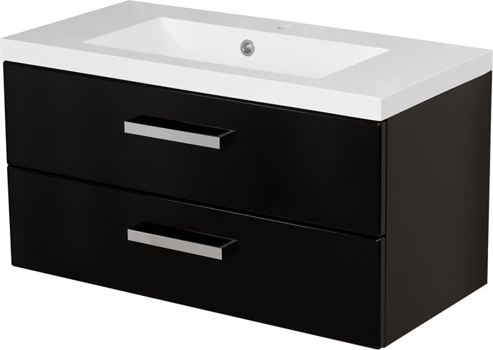 Szafka wisząca z umywalką 80/39/2 seria Fokus C