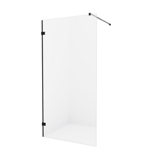 Czarna ścianka prysznicowa 100 cm EXK-1807 Avexa Black New Trendy