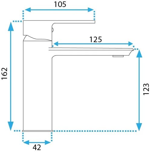 Bateria umywalkowa chrom Rea Veneta