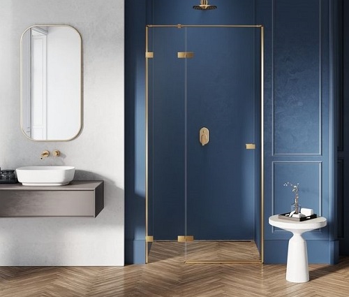 Drzwi prysznicowe 80 cm EXK-1714 Avexa Gold Brushed New Trendy