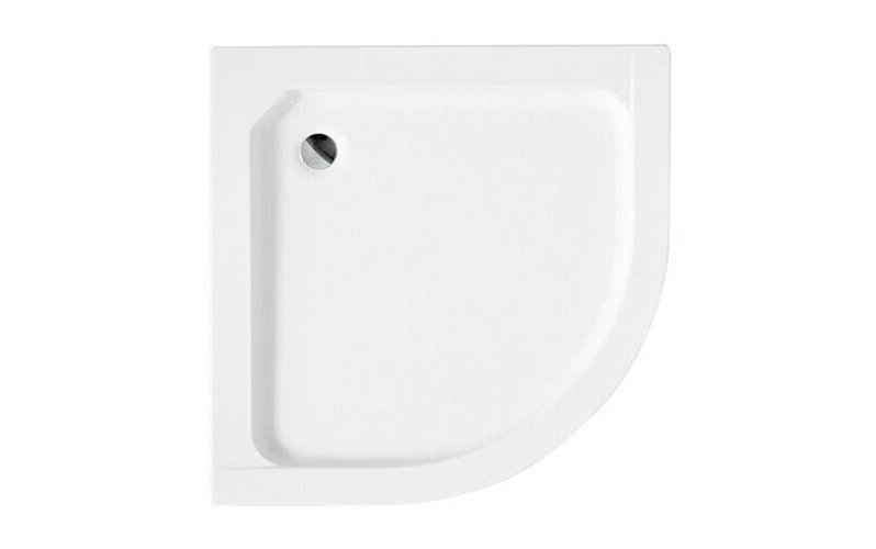 Zestaw kabina 80x80 z brodzikiem szkło grafitowe