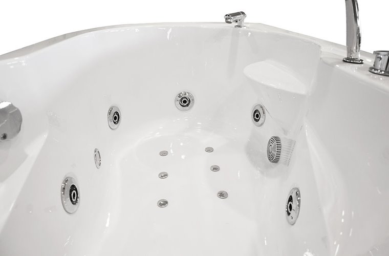 Wanna z hydromasażem narożna 150x100 cm MO-0202