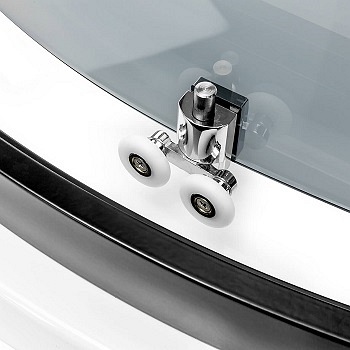 Kabina prysznicowa półokrągła 80x80 K-0565 New Varia Black