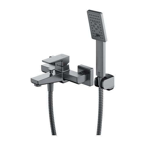 Bateria wannowa z prysznicem Inox Parma PM7431 IN Omnires