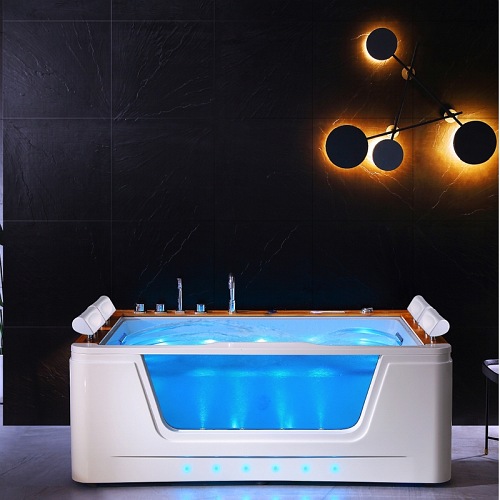 Dwuosobowa wanna z hydromasażem 192x131 Zefir Hydrosan