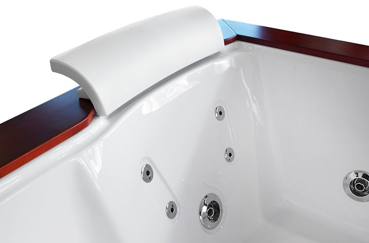 Wanna z hydromasażem do zabudowy prostokątna 180x150 cm MO-1666 Turbo