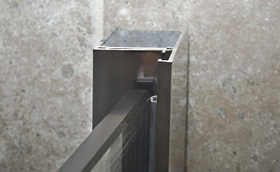 Parawan nawannowy, szklany 80x150 cm Waterloo HMP80X