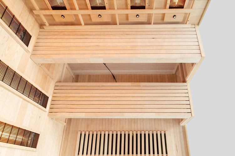 Sauna na podczerwień 4 osobowa + kamienie solne 175X140X200CM MO-EP4RSL Infrared Mazur