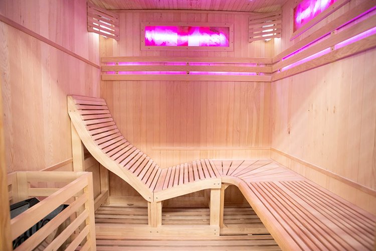 Sauna sucha fińska piec 6 KW Harvia BC60 + kamień solny 180X160X200CM MO-EA4-L Mazur