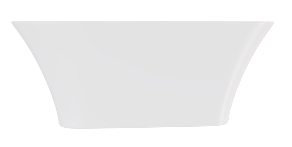 Wanna wolnostojąca z konglomeratu + klik-klak chrom 160 cm Assos Besco WMD-160-A