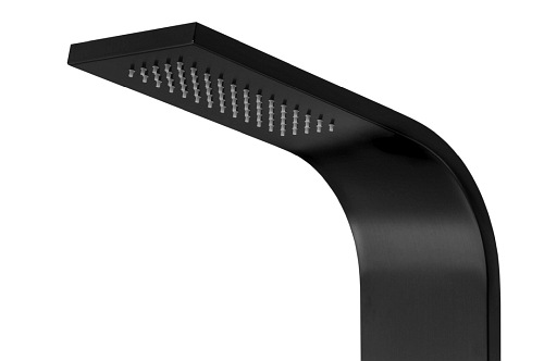 Panel natryskowy w kolorze czarnym S-003 Samsara Corsan