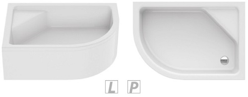 Obudowa brodzika 80x100 New Trendy New Maxima O-0151 (L/P)