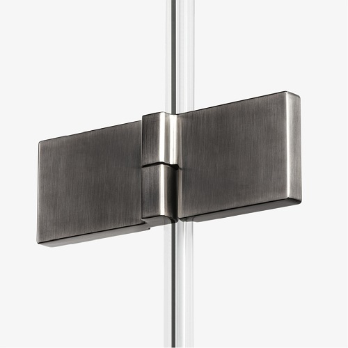 Kabina prysznicowa stal szczotkowana 120x80 EXK-3398 Avexa New Trendy Gunmetal Brushed