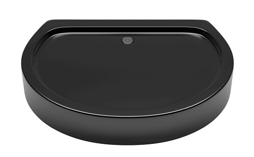 Brodzik prysznicowy przyścienny czarny 100x80 BKB022/XB Sea-Horse