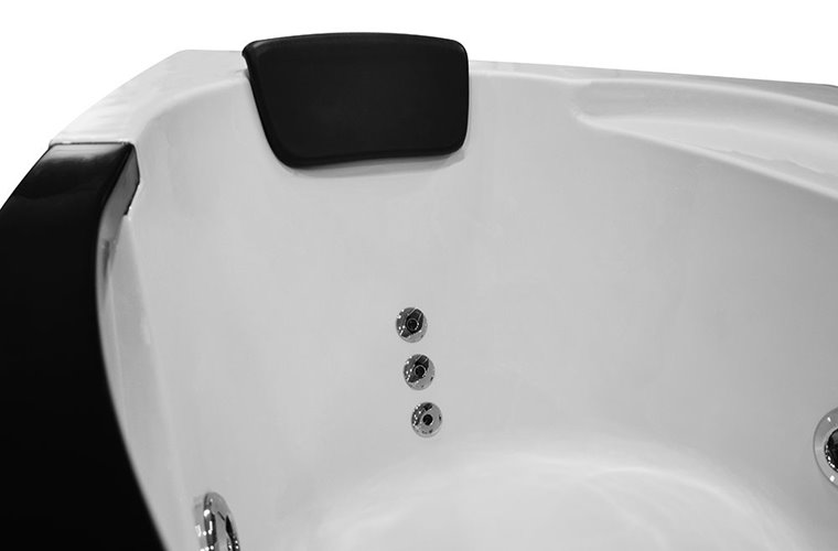 Wanna z hydromasażem narożna 169x90 cm lewa MO-0024