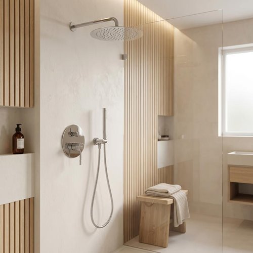 Chromowany zestaw prysznicowy podtynkowy Rea box Venti chrom REA-P8714 zdjęcie 6