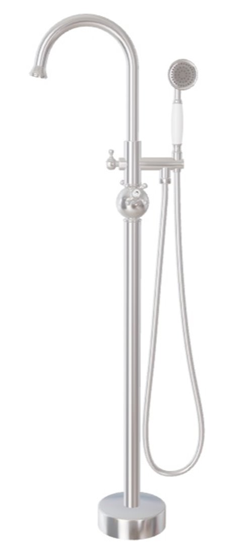 Bateria wannowa wolnostojąca Retro chrom Besco BW-RI-CH