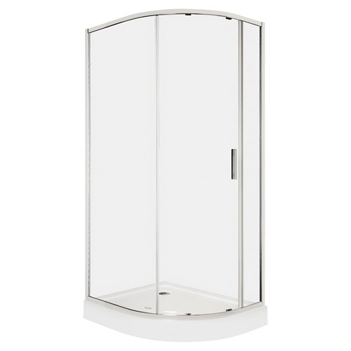 Kabina prysznicowa asymetrczyna z brodzikiem lewa 100x80 Solid RPA Kerra