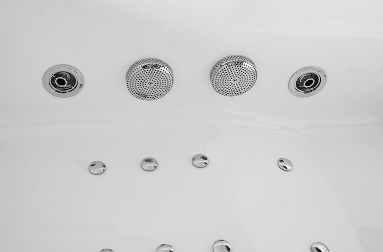 Wanna spa z hydromasażem narożna 150x150 cm MUE-0032A PRAWA