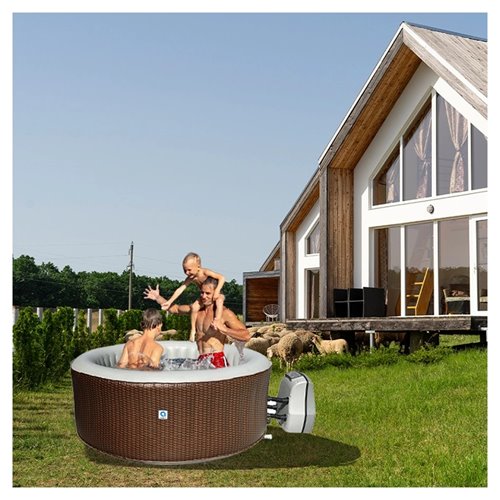 Dmuchane jacuzzi ogrodowe basen Spa 204x70 cm Nice Avenli