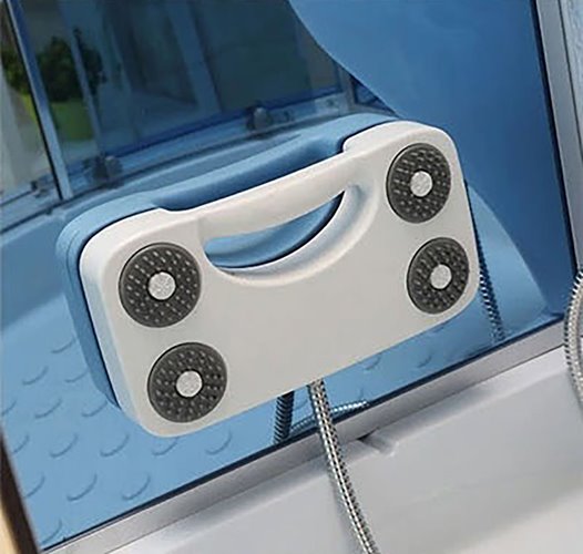 Kabina prysznicowa z hydromasażem i sauną parową zabudowana 100x100 MO-0210WS