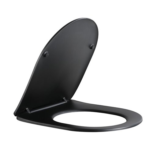 Zestaw podtynkowy stelaż GEBERIT DUOFIX + miska MIZU-MTB-GL-RIM-03 + przycisk DELTA 50 czarny mat