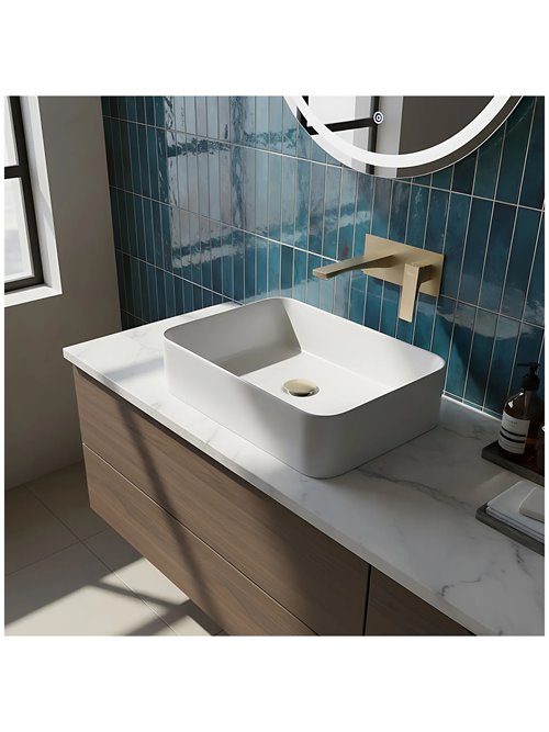 Bateria umywalkowa podtynkowa box Rea Joe złoto szczotkowane