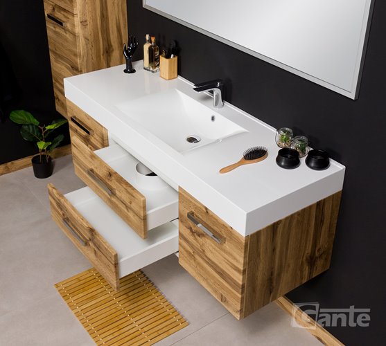 Szafka wisząca z umywalką 140/50/C2 Nela seria Fokus NE