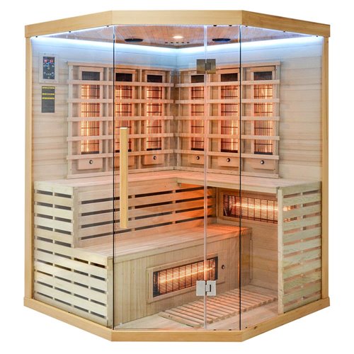 Sauna na podczerwień 150X150X200CM MO-EA3CR Infrared Mazur